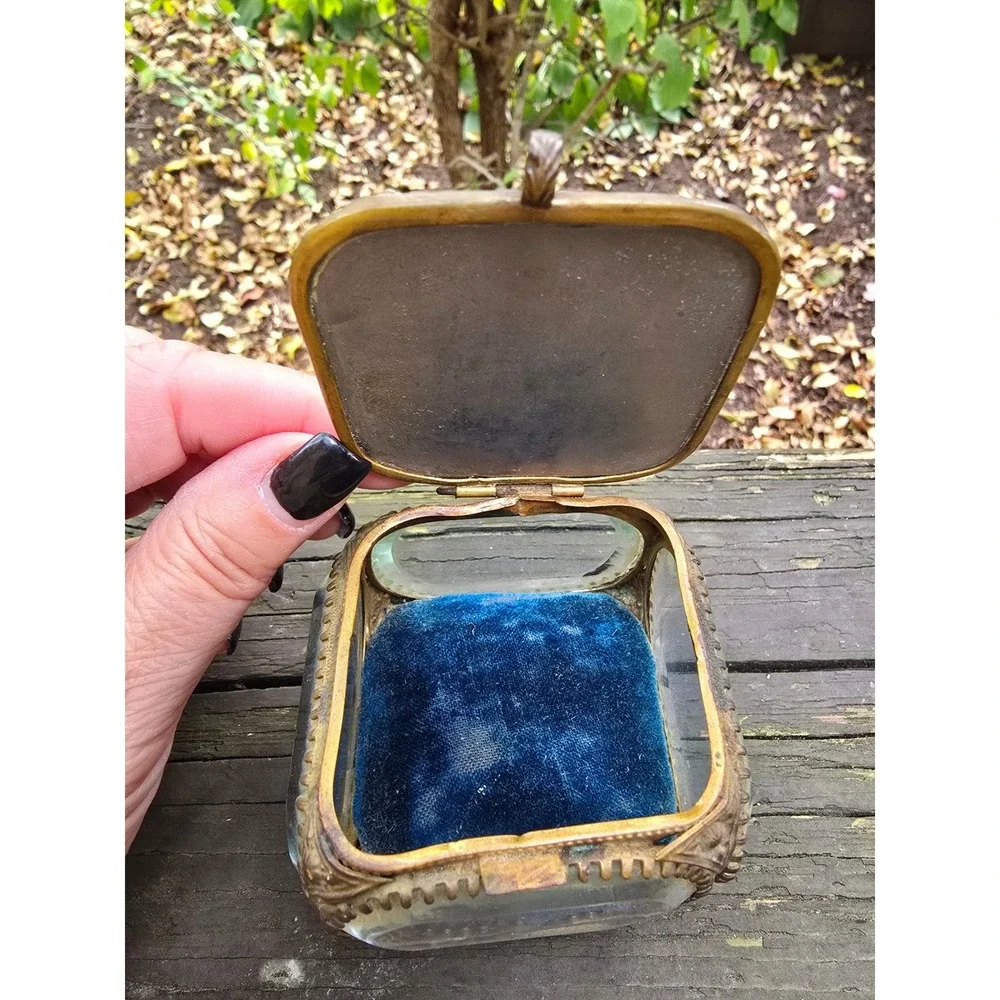 Rare Antique French/European Glass & Ormolu 3